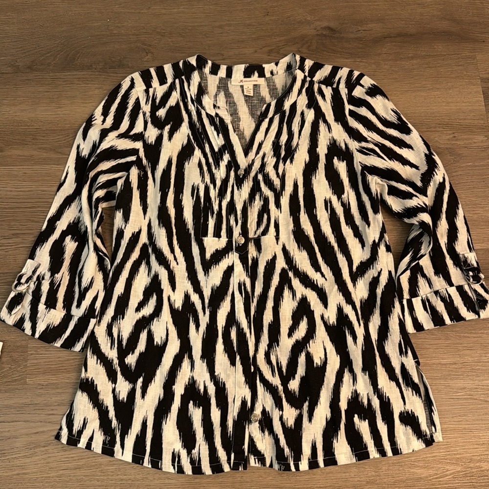 JM Collection linen shirt